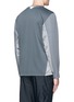 Back View - Click To Enlarge - ADIDAS BY WHITE MOUNTAINEERING - Patchwork jersey jacket