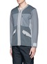 Front View - Click To Enlarge - ADIDAS BY WHITE MOUNTAINEERING - Patchwork jersey jacket