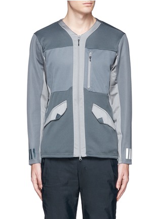 Main View - Click To Enlarge - ADIDAS BY WHITE MOUNTAINEERING - Patchwork jersey jacket