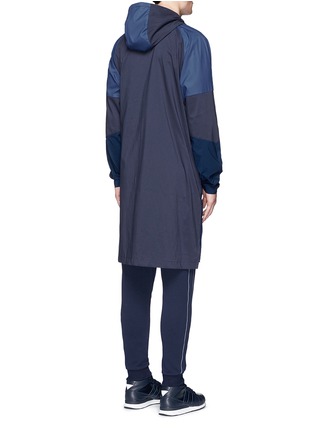 Back View - Click To Enlarge - ADIDAS BY WHITE MOUNTAINEERING - Long patchwork coat