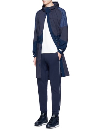 Figure View - Click To Enlarge - ADIDAS BY WHITE MOUNTAINEERING - Long patchwork coat