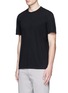 Front View - Click To Enlarge - JAMES PERSE - Crew neck cotton slub jersey T-shirt