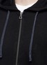 Detail View - Click To Enlarge - JAMES PERSE - Vintage fleece zip hoodie