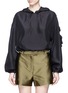 Main View - Click To Enlarge - 3.1 PHILLIP LIM - Ruffle sleeve cropped silk anorak