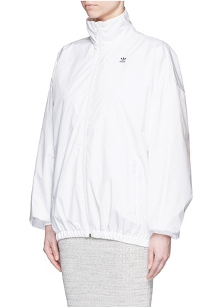 Front View - Click To Enlarge - ADIDAS X HYKE - 'HY Windbreaker' batwing sleeve jacket