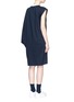 Back View - Click To Enlarge - ADIDAS X HYKE - 'HY Asymtry Big' jersey dress