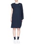 Main View - Click To Enlarge - ADIDAS X HYKE - 'HY Asymtry Big' jersey dress