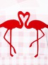 Detail View - Click To Enlarge - ÊTRE CÉCILE - Mix gingham flamingo print T-shirt
