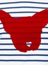 Detail View - Click To Enlarge - ÊTRE CÉCILE - Breton stripe French bulldog print T-shirt