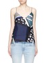 Main View - Click To Enlarge - 72723 - Scarf colourblock print camisole