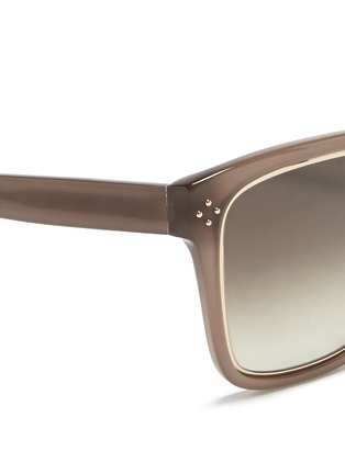 Detail View - Click To Enlarge - CHLOÉ - Metal rim square acetate sunglasses