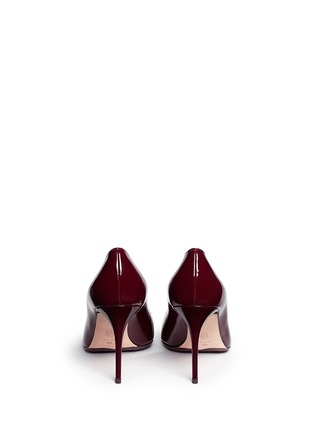 Back View - Click To Enlarge - ALEXANDER MCQUEEN - Polished patent leather pumps