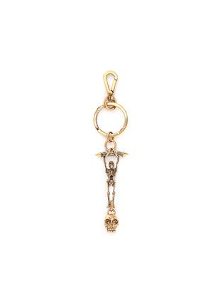 Main View - Click To Enlarge - ALEXANDER MCQUEEN - Hanging skeleton charm keyring