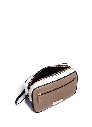 Detail View - Click To Enlarge - MARC BY MARC JACOBS - 'Sally Blocked and Pieced' colourblock leather bag