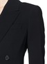 Detail View - Click To Enlarge - GIVENCHY - Double breasted scarf hem tailored jacket