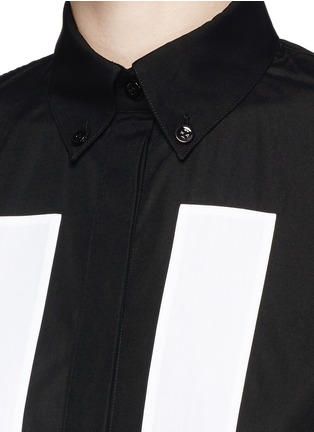 Detail View - Click To Enlarge - GIVENCHY - Button down collar cotton poplin shirt