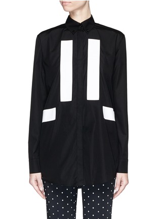 Main View - Click To Enlarge - GIVENCHY - Button down collar cotton poplin shirt