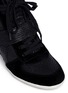Detail View - Click To Enlarge - ASH - 'Bowie' suede leather high top wedge sneakers