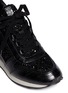 Detail View - Click To Enlarge - ASH - 'Dream' sequin crochet wedge sneakers