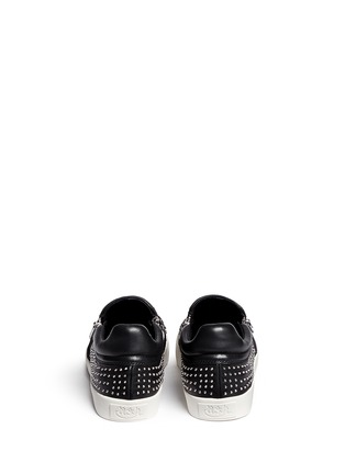 Back View - Click To Enlarge - ASH - 'Iman' stud leather skate slip-ons