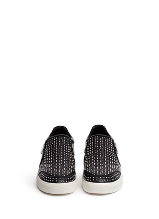Figure View - Click To Enlarge - ASH - 'Iman' stud leather skate slip-ons