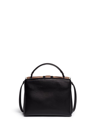 Back View - Click To Enlarge - PAULA CADEMARTORI - 'Petite Faye' medium colourblock leather satchel
