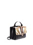 Figure View - Click To Enlarge - PAULA CADEMARTORI - 'Petite Faye' medium colourblock leather satchel
