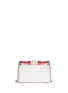 Back View - Click To Enlarge - PAULA CADEMARTORI - 'Carine' mini mirror colourblock leather shoulder bag