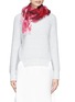 Figure View - Click To Enlarge - FRANCO FERRARI - Splash print border modal-cashmere scarf