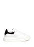 Main View - Click To Enlarge - ALEXANDER MCQUEEN - Chunky outsole suede trim leather sneakers