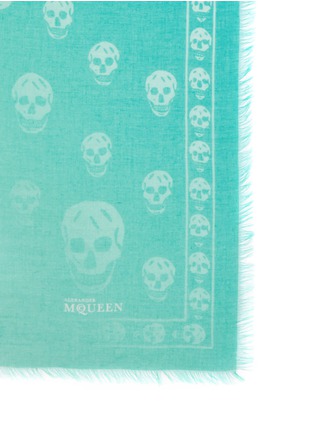 Detail View - Click To Enlarge - ALEXANDER MCQUEEN - Dégradé skull print modal-silk scarf