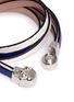 Detail View - Click To Enlarge - ALEXANDER MCQUEEN - Skull double wrap leather bracelet