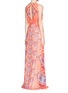 Front View - Click To Enlarge -  - Cosmic Fountain keyhole back maxi dress