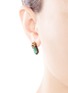 Figure View - Click To Enlarge - IOSSELLIANI - Stone and skull earrings