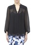 Main View - Click To Enlarge - DIANE VON FURSTENBERG - Tanyana sheer silk-chiffon blouse