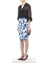 Figure View - Click To Enlarge - DIANE VON FURSTENBERG - Tanyana sheer silk-chiffon blouse