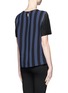 Back View - Click To Enlarge - SANDRO - Eveil multi-stripe top