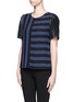 Front View - Click To Enlarge - SANDRO - Eveil multi-stripe top