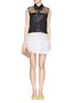 Figure View - Click To Enlarge - ALICE & OLIVIA - Linder box pleat skirt
