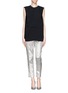 Figure View - Click To Enlarge - ELLERY - Metallic tuxedo pants