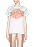 Main View - Click To Enlarge - STELLA MCCARTNEY - Rose appliqué stretch jersey T-shirt