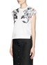 Front View - Click To Enlarge - 3.1 PHILLIP LIM - Tattoo embroidery organza top