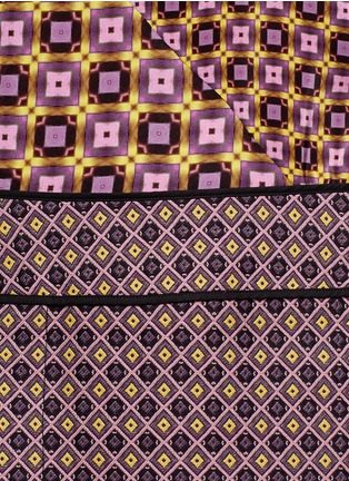 Detail View - Click To Enlarge - VICTORIA, VICTORIA BECKHAM - Cotton-jacquard printed dress