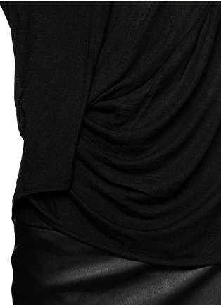 Detail View - Click To Enlarge - ELIZABETH AND JAMES - Denver stretch ruche top