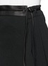 Detail View - Click To Enlarge - RAG & BONE - Paige leather waistband pleat wrap skirt