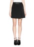 Main View - Click To Enlarge - RAG & BONE - Paige leather waistband pleat wrap skirt