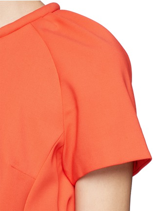 Detail View - Click To Enlarge - VICTORIA, VICTORIA BECKHAM - Belted top combo dress