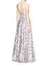 Back View - Click To Enlarge - ALICE & OLIVIA - 'Dreema' strapless floral gown