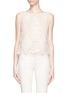 Main View - Click To Enlarge - ALICE & OLIVIA - Amal floral embroidery shell top