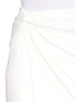 Detail View - Click To Enlarge - HELMUT LANG - Twist and slit front jersey maxi skirt